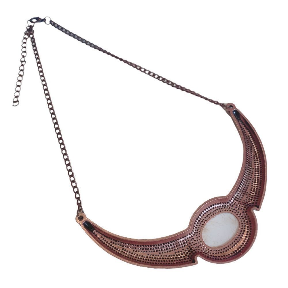Coppertone Adjustable Statement Necklace - Picture 3 of 3